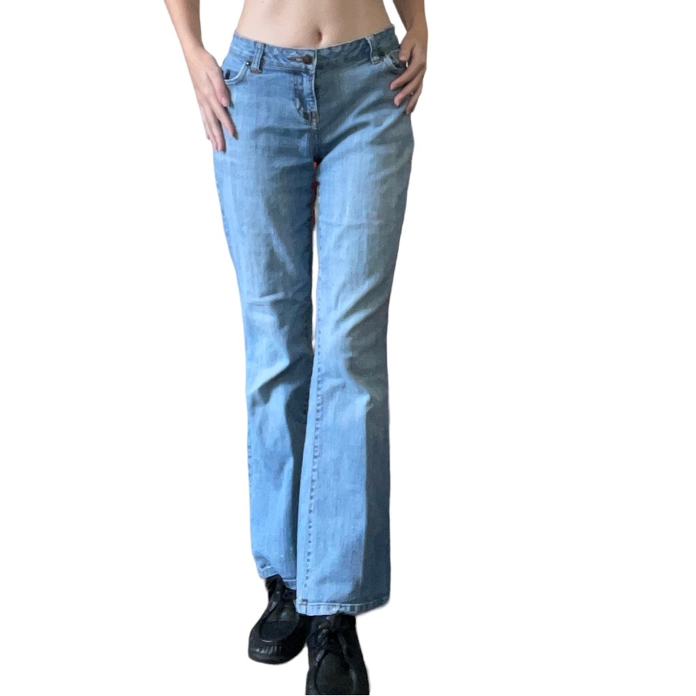 H and H Jeans Lightwash Straight Leg Bootcut Downtown Girl Casual Fall Jeans